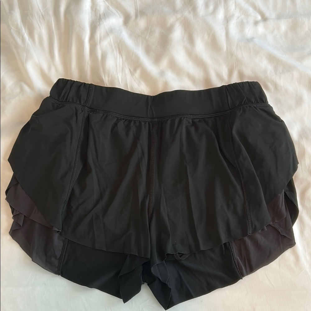 Black Women's Running Shorts Lululemon